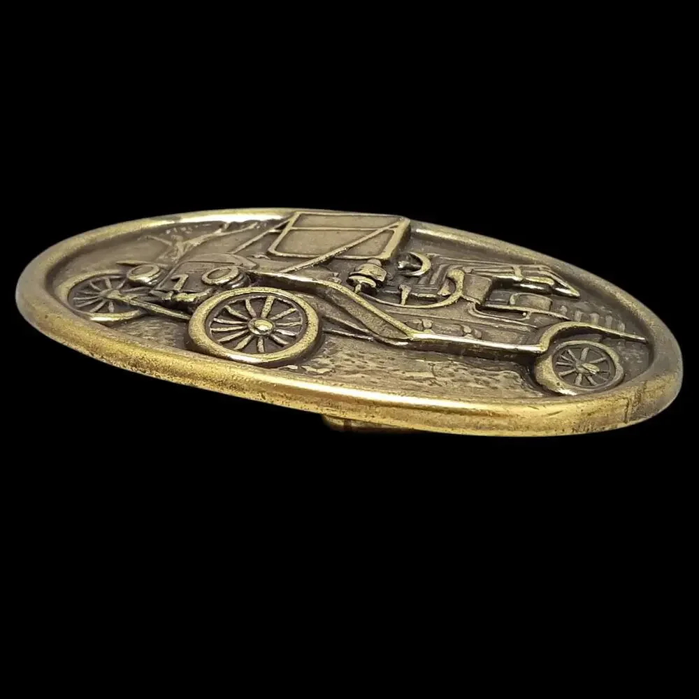 Vintage Belt Buckle Brass Avon Ford Model‎ T Car Automobile Ford Motor Company